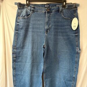 Scoop Barrel Carpenter Jeans Women’s 18 Medium Wash NWT